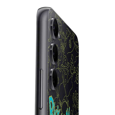Adult Swim Rick and Morty Portal Travel Galaxy A54 5G Skin